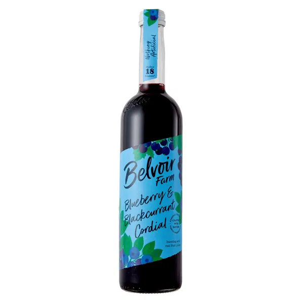 Belvoir Farm - Cordial 'Blueberry & Blackcurrant' (6x50cl)