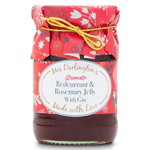 Mrs Darlington - aromatic Redcurrant & Rosemary Jelly w. Gin